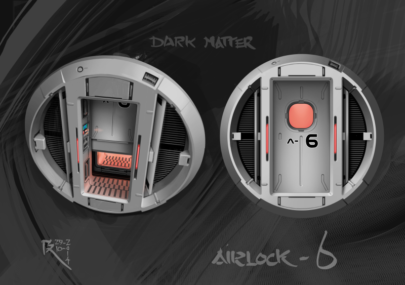 Illustration for article titled Exclusive Dark Matter Concept Art Is Loaded With Glorious Spaceships!